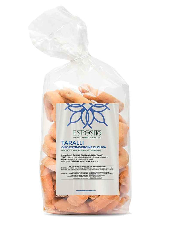 Taralli Olio Extravergine di Oliva – Esposito Antico Forno
