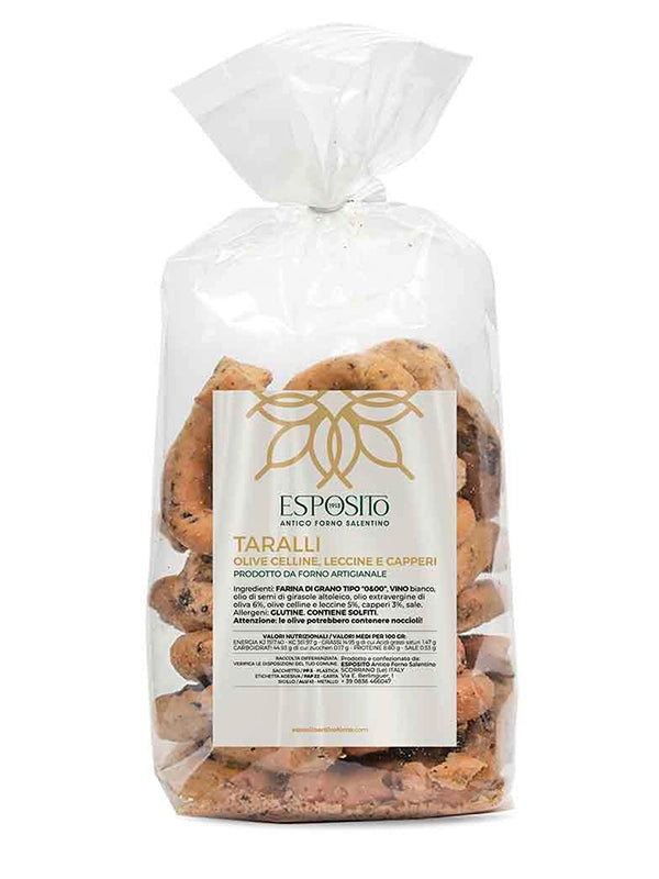 Taralli Olive e Capperi – Esposito Antico Forno