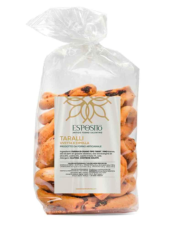 Taralli Uvetta e Cipolla – Esposito Antico Forno